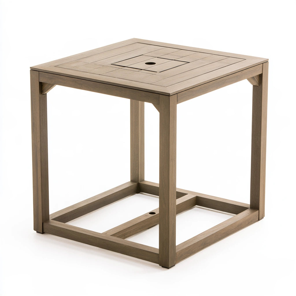 Multifunctionele tafel van hout, kleur lichtbruin