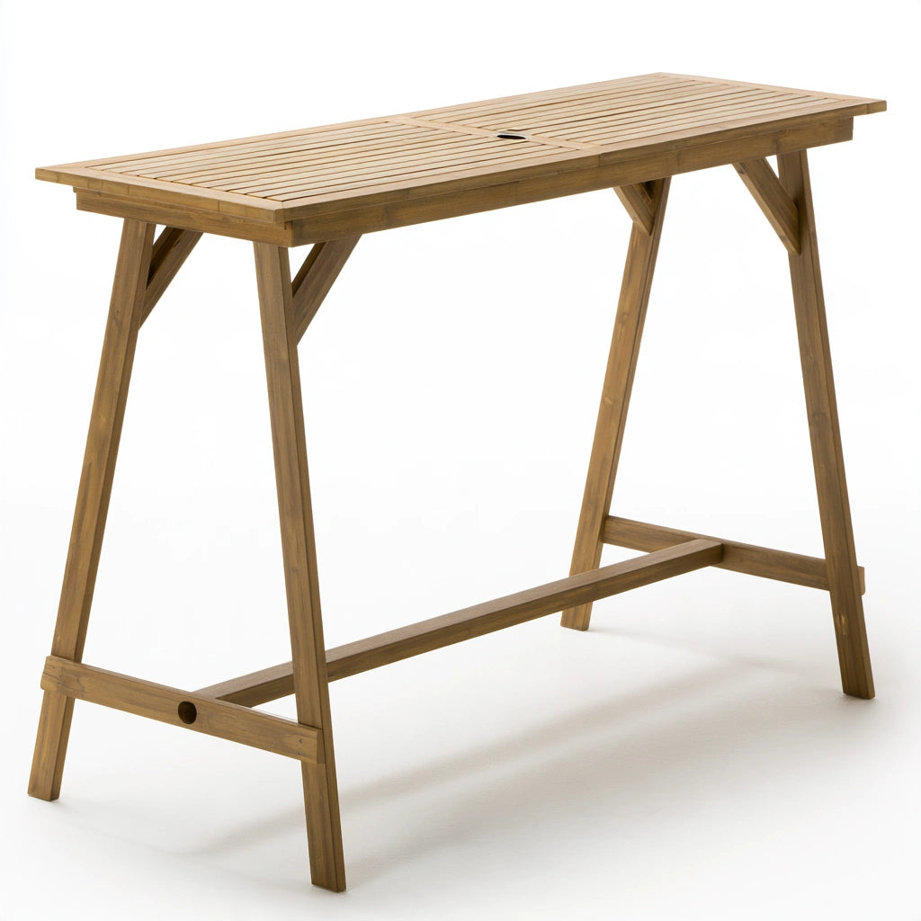 Multifunctionele tafel van hout, kleur lichtbruin