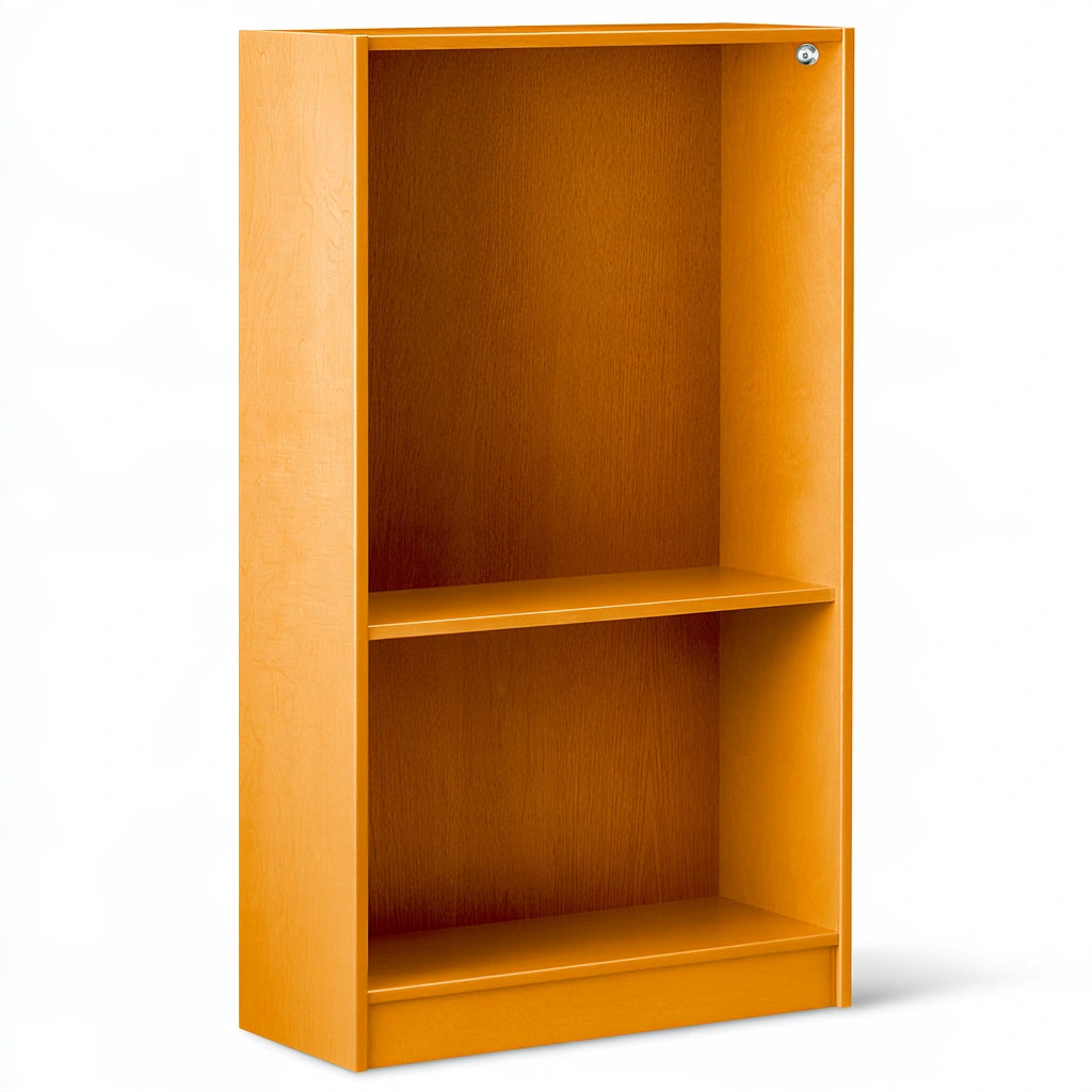 Boekenkast van hout, kleur lichtbruin