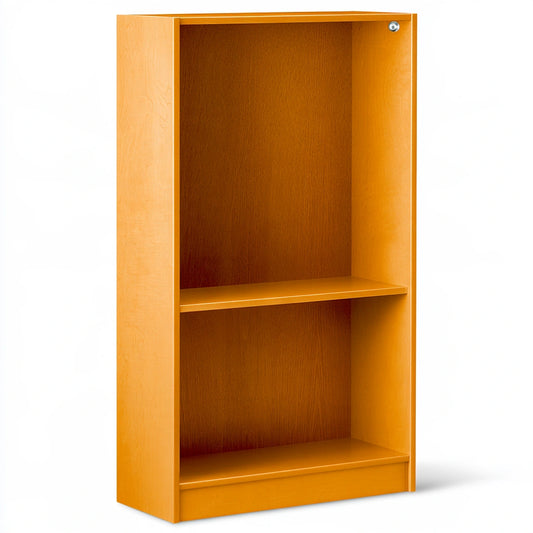 Boekenkast van hout, kleur lichtbruin